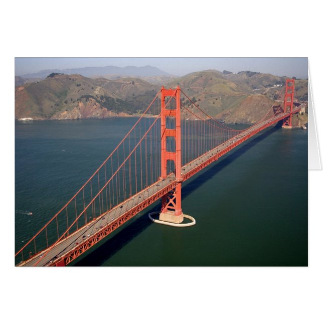 Vista aérea del puente Golden Gate en 2 (Anverso (Horizontal))
