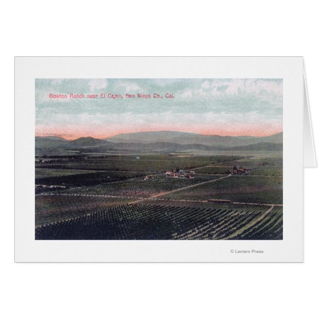 Vista aérea del rancho de Boston en el condado de  (Anverso (Horizontal))