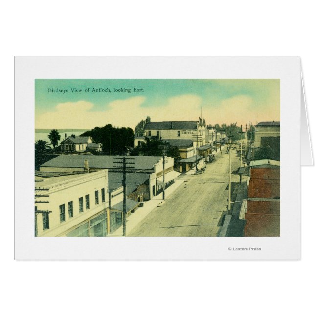 Vista aérea oriental de Antioch, CA (Anverso (Horizontal))