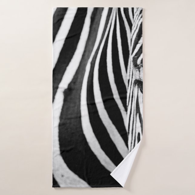 VISTA CERRADA DE ZEBRA (Toalla de baño)