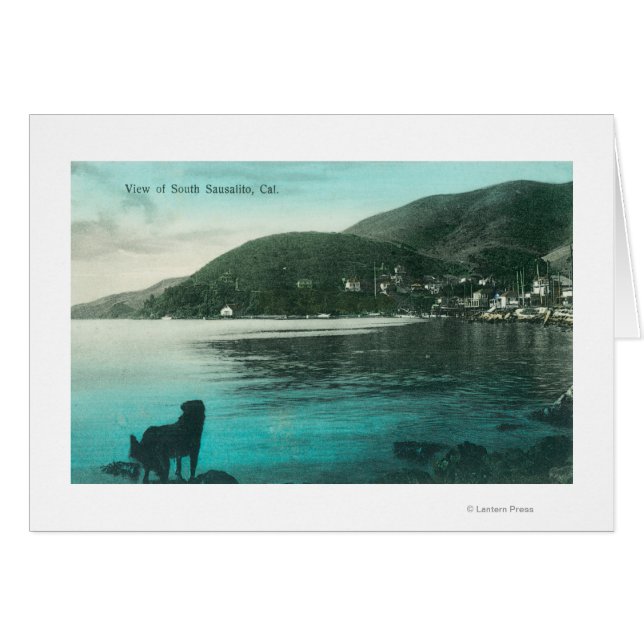 Vista costera de South SausalitoSausalito, CA (Anverso (Horizontal))