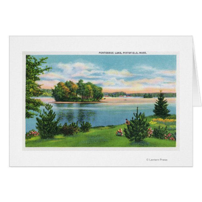 Vista costera del lago Pontoosuc (Anverso (Horizontal))