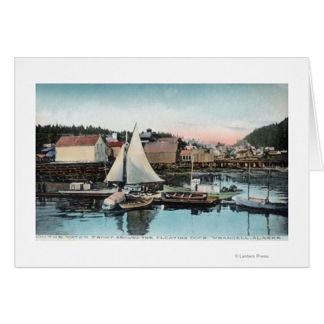 Vista costera del muelle flotante (Anverso (Horizontal))