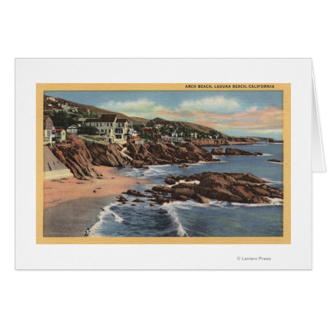 Vista de Arch Beach con casas (Anverso (Horizontal))