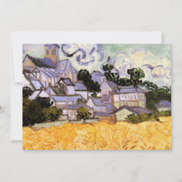 Vista de Auvers con iglesia por Vincent van Gogh