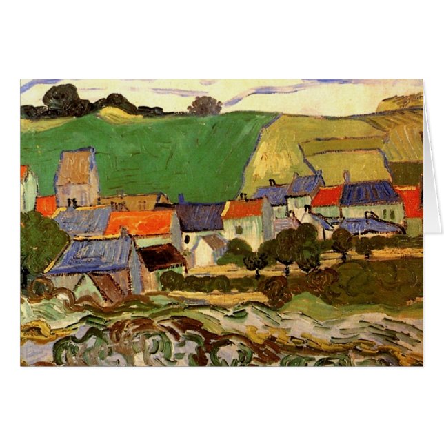 Vista de Auvers Vincent van Gogh (Anverso (Horizontal))