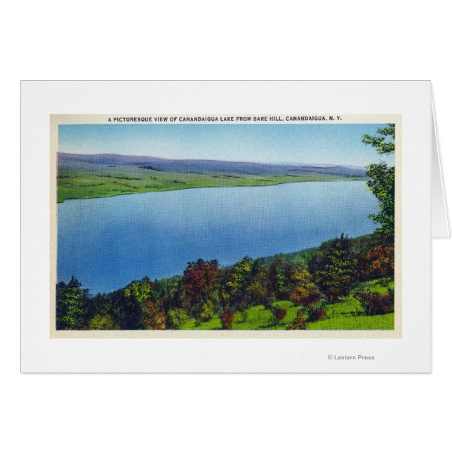Vista de Bare Hill del Lago Canandaigua (Anverso (Horizontal))