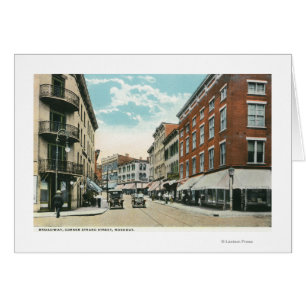 Vista de Broadway y Corner Strand Street