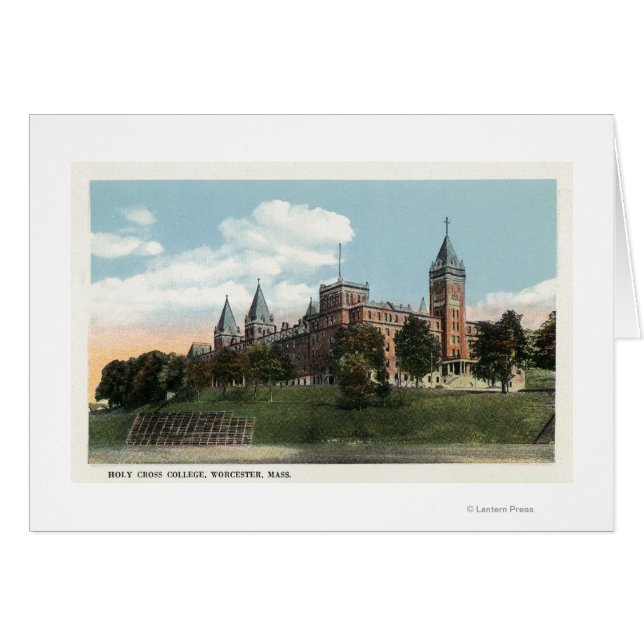 Vista de campus de la Escuela Superior Holy Cross (Anverso (Horizontal))