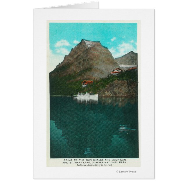 Vista De Chalet De Going-To-The-Sun (Frente)