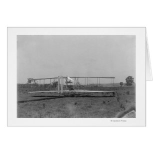 Vista de cierre del avión de Wright Brothers