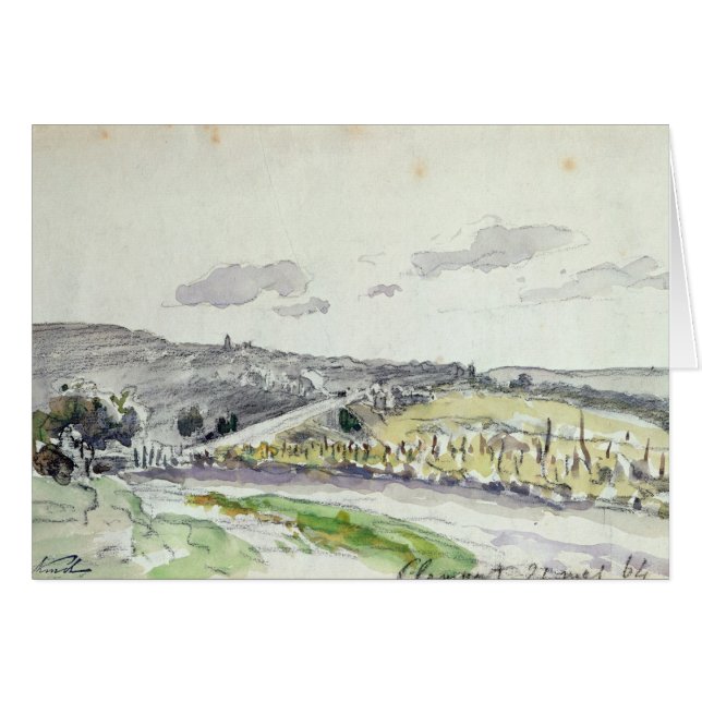 Vista de Clamart, 1864 (Anverso (Horizontal))