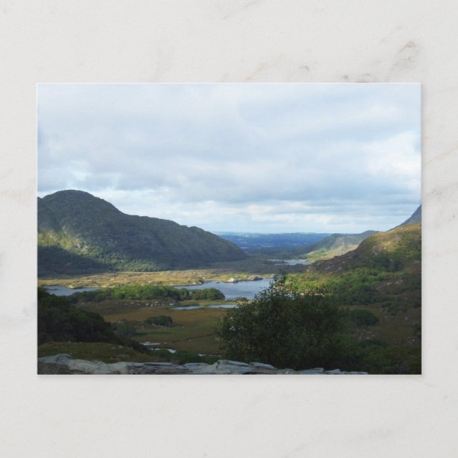 Vista de Damas, Killarney, Kerry, Postales de Irla (Anverso)