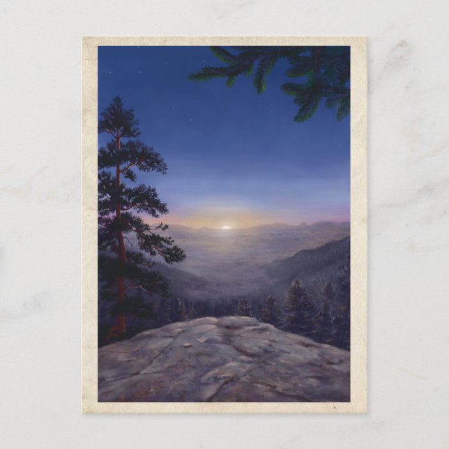 Vista de David - postal (Anverso)