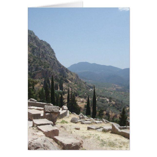 Vista de Delfos, Grecia (Frente)