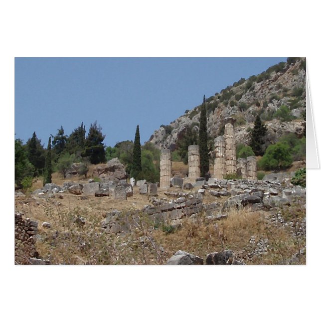 Vista de Delphi, Grecia (Anverso (Horizontal))