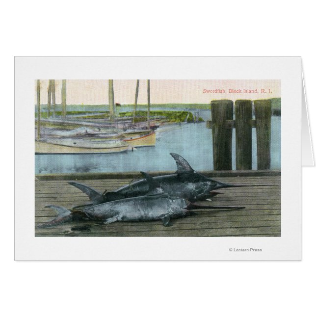 Vista de dos pez espada (Anverso (Horizontal))