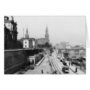 Vista de Dresden desde la Bruehlsche Terrasse