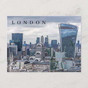 Vista de edificios de Londres en postal