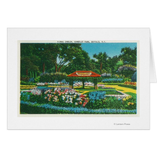 Vista de Emblema Floral de Humboldt Park (Anverso (Horizontal))