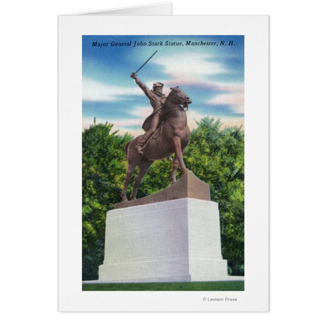 Vista de estatua de Gen John Stark (Frente)