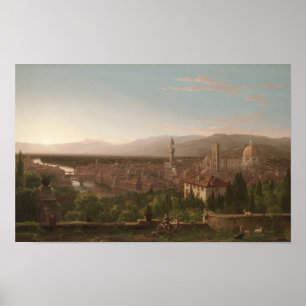 Vista de Florencia — Impresión Thomas Cole