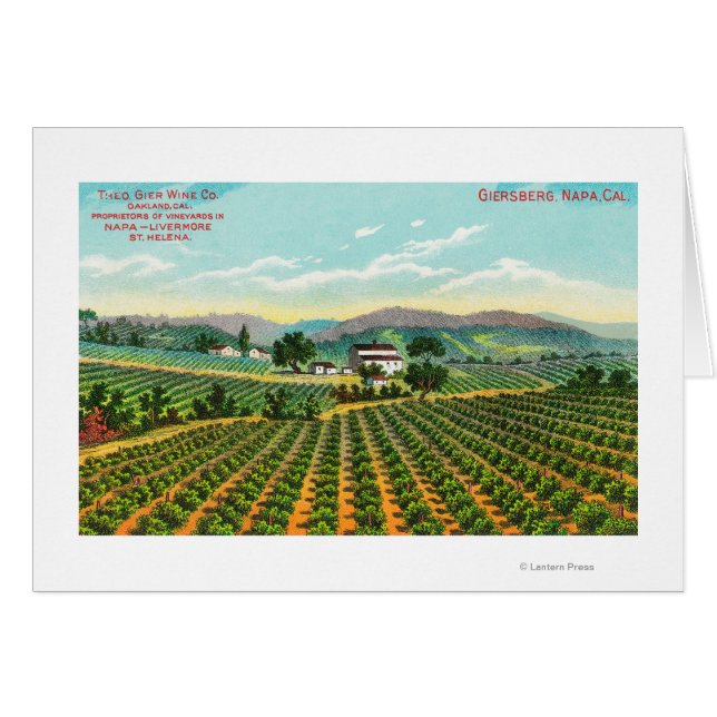 Vista de Giersberg VineyardNapa, CA (Anverso (Horizontal))