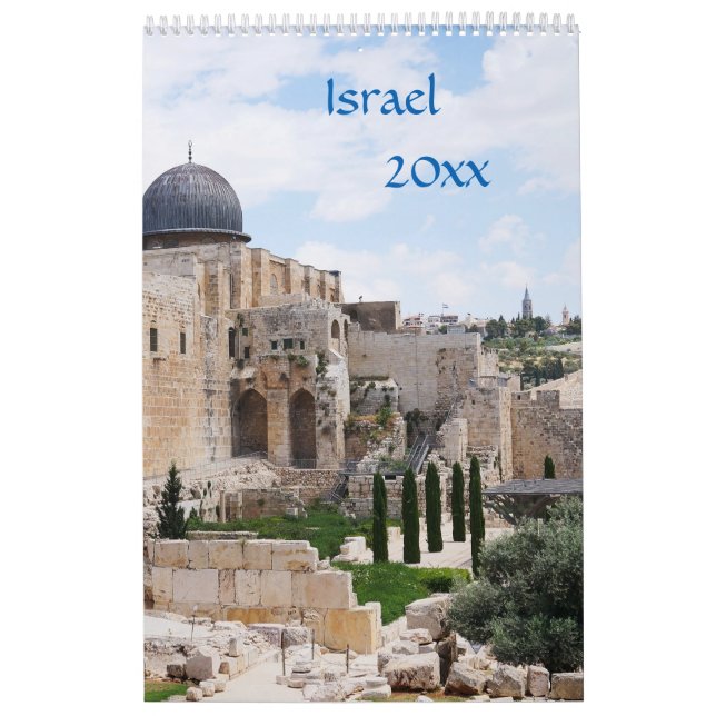 Vista de Israel, calendario (Tapa)