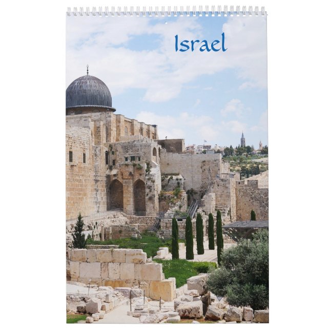 Vista de Israel, calendario 2024 (Tapa)