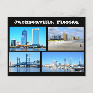 Vista de Jacksonville. Postal de Florida