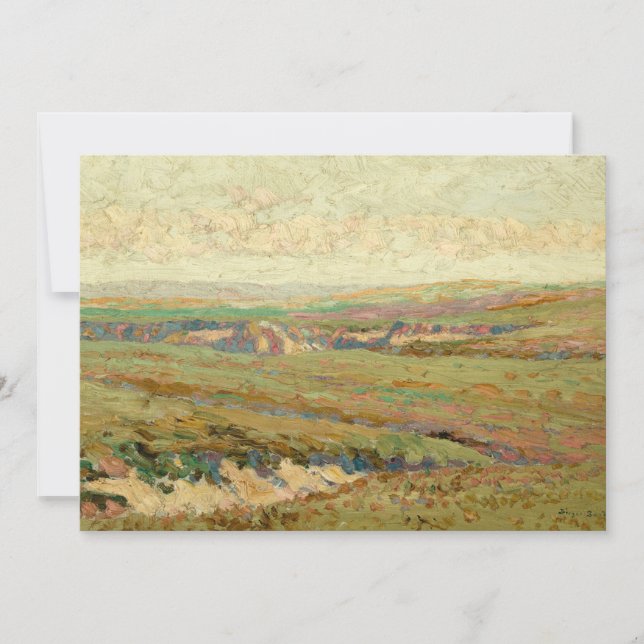 Vista de Kansas Occidental | Birger Sandzén (Anverso)