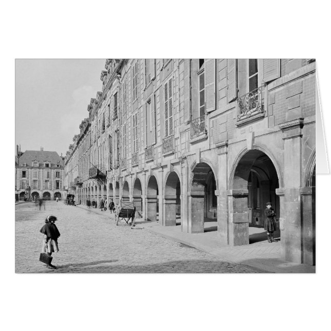 Vista de la arcada de la Place des Vosges (Anverso (Horizontal))