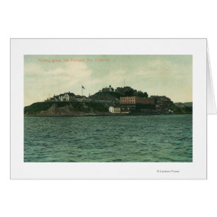 Vista de la bahía de las Islas Alcatraz y la prisi
