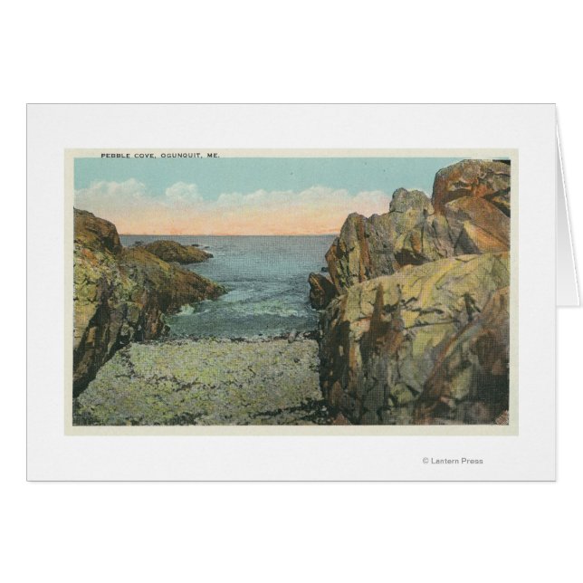 Vista de la cala de guijarros (Anverso (Horizontal))