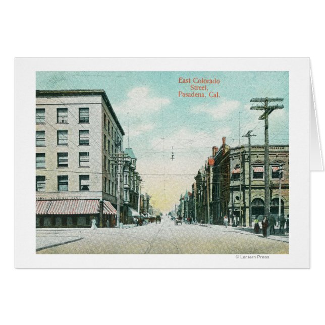 Vista de la calle East Colorado (Anverso (Horizontal))