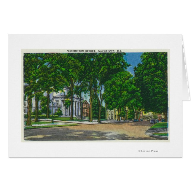 Vista de la calle Washington (Anverso (Horizontal))