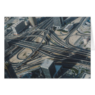 Vista de la carretera Burj Khalifa, Dubai