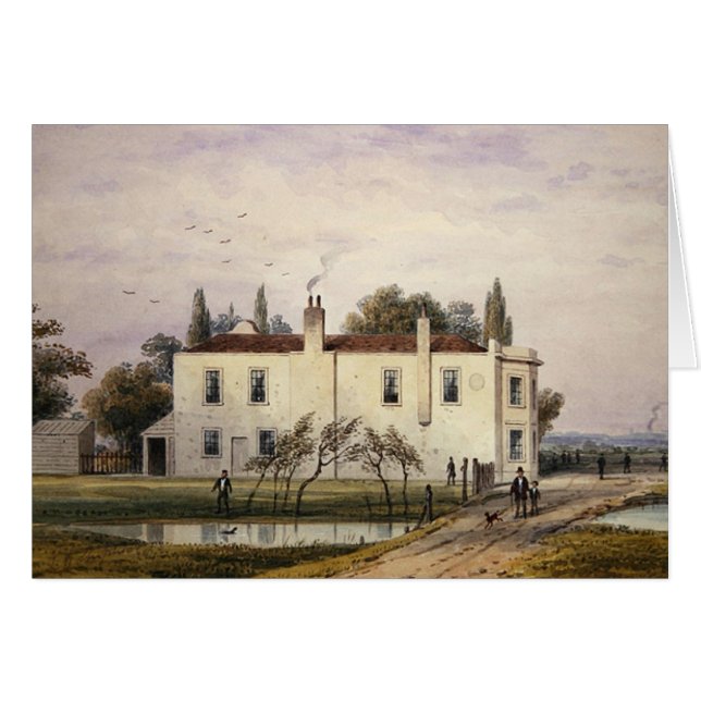 Vista de la casa de Copenhague, 1853 (Anverso (Horizontal))