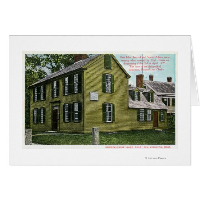 Vista de la casa de Hancock Clark vieja # 2 (Anverso (Horizontal))