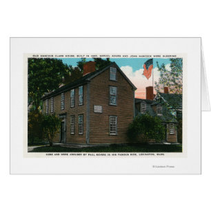 Vista de la casa de Hancock Clark vieja # 3