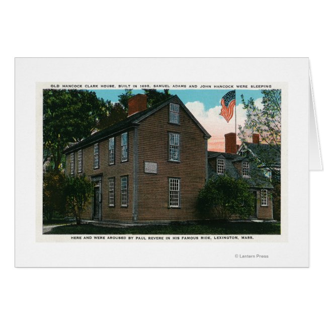 Vista de la casa de Hancock Clark vieja # 3 (Anverso (Horizontal))