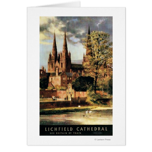 Vista de la Catedral de Lichfield (Frente)