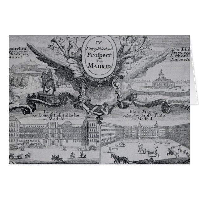 Vista de la ciudad de Madrid (Anverso (Horizontal))