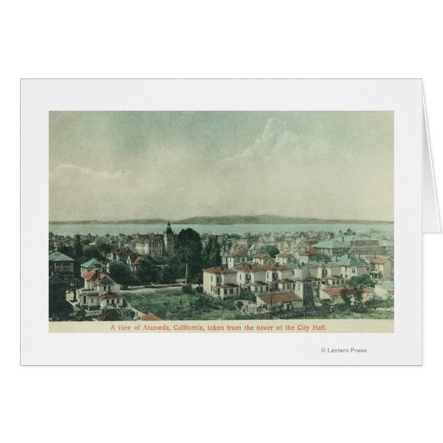 Vista de la ciudad desde el ayuntamiento de TowerA (Anverso (Horizontal))