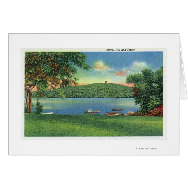 Vista de la colina Sload y la torre (Anverso (Horizontal))