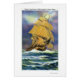 Vista de la Constitución de Frigate, antiguas fron