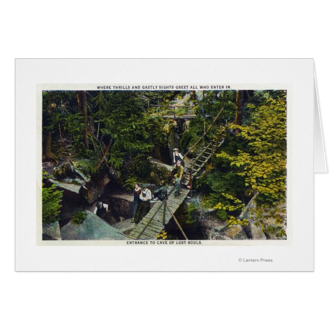 Vista de la entrada de la Cueva de Almas Perdidas (Anverso (Horizontal))