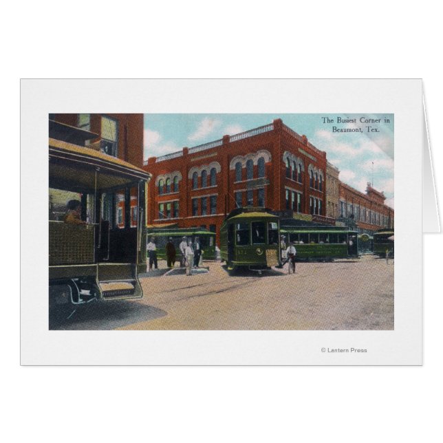 Vista de la esquina más concurrida de Beaumont, TX (Anverso (Horizontal))