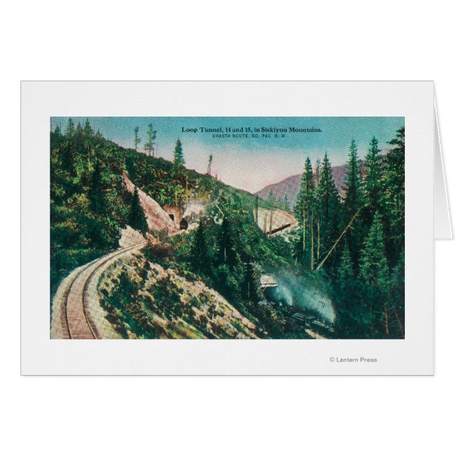 Vista de la línea de ferrocarril del Pacífico Sur (Anverso (Horizontal))