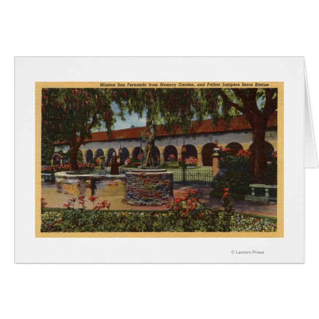 Vista de la Misión, Jardín de la Memoria, Estatua  (Anverso (Horizontal))